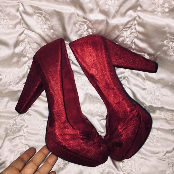 jcpenney red heels